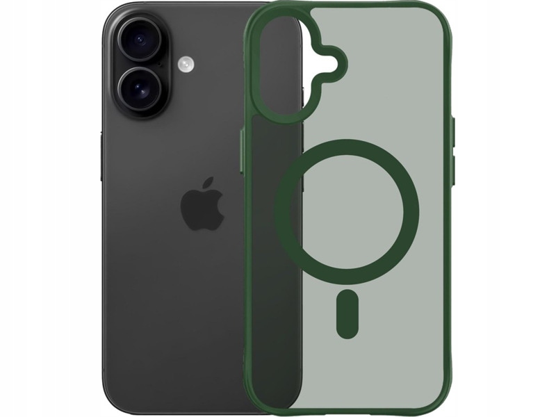 Etui 3MK Colorfull Guardx MagCase do Apple iPhone 17 Ciemnozielony