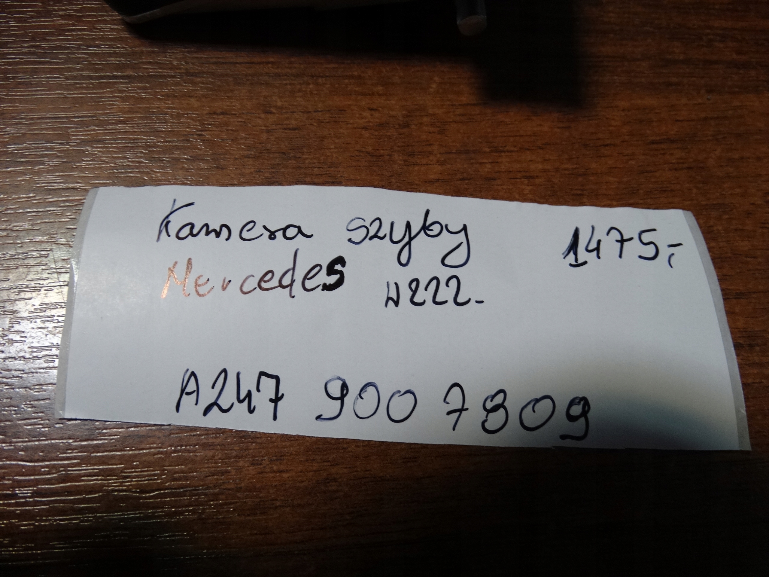 IDEALNA KAMERA windows PRZEDNIEJ MERCEDES W222 1