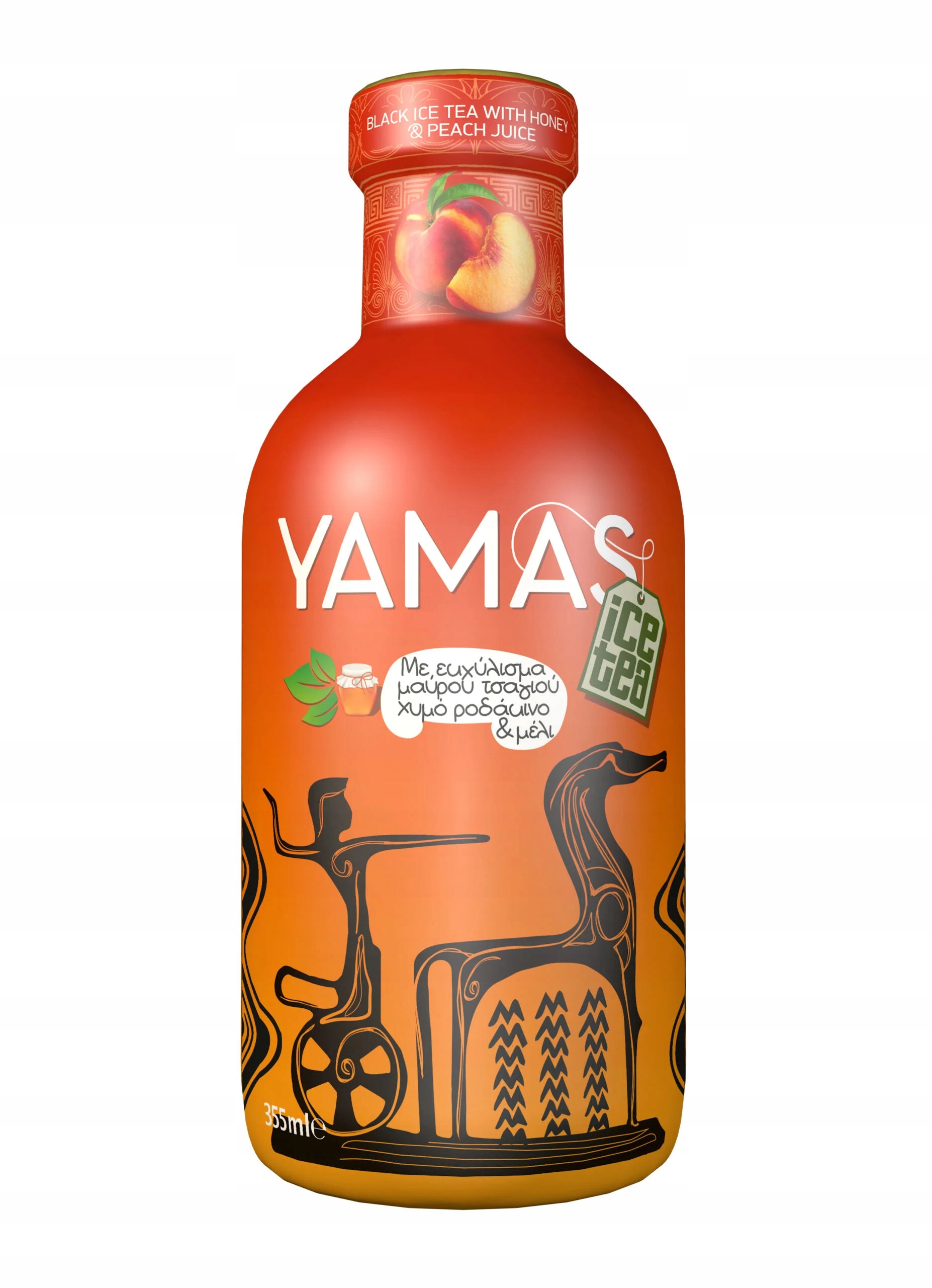 Svařák Ice Tea černý čaj s broskví a medem Yamas 12x355 ml