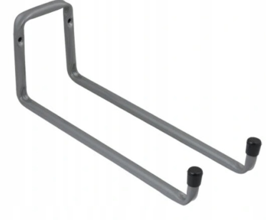 

H2U hak podwójny garażowy ścienny zagięty 300x120