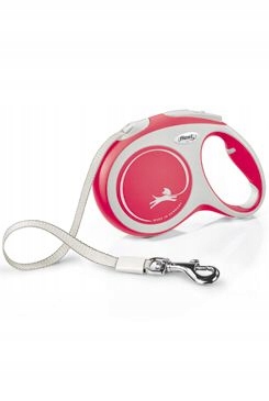 Levně Vodítko Flexi Comfort New L pásek 5m/60kg červená