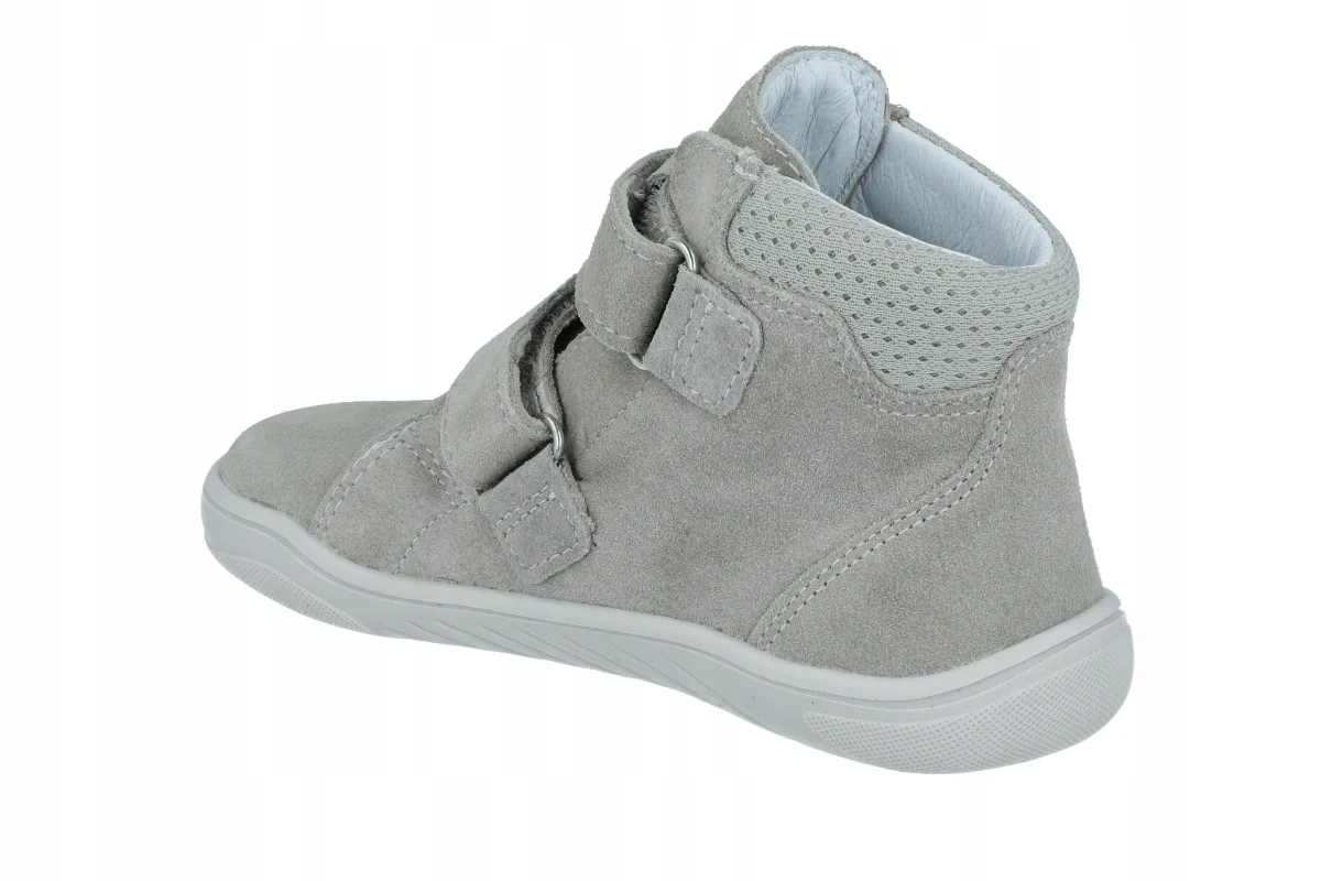 Barefoot trzewiki 11043 skórzane buty dziecięce bez ocieplenia szary r. 25 Długość wkładki wew. 16 cm