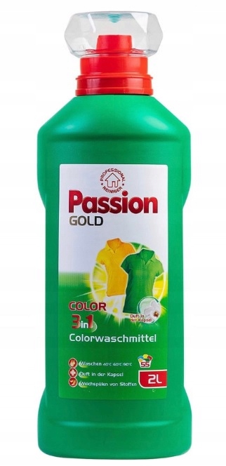 PASSION GOLD Żel do prania Zestaw MIX 4x 2l 8L Color Black White Universal Marka Passion Gold
