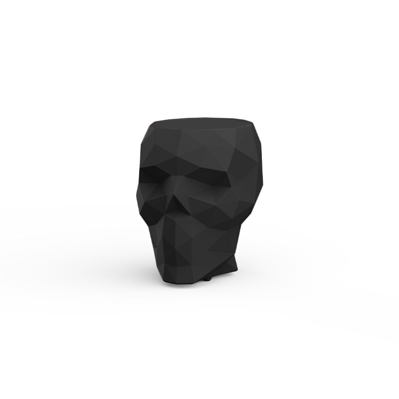 stolik kawowy salon czaszka Skull 70 czarne stoliki do domu design Vondom