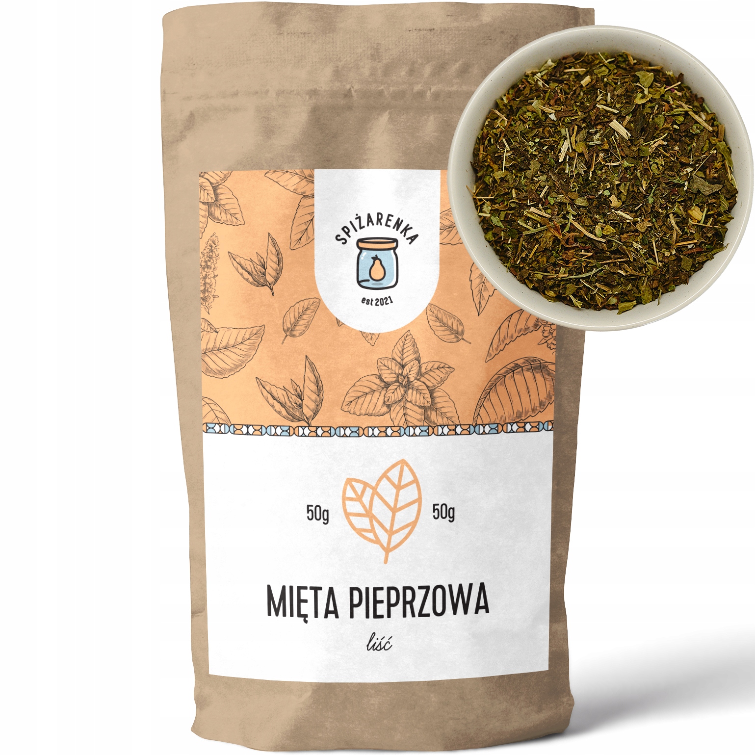 Levně Meduňka List melissae folium čaj Velký Balíček 50g Spiżarenka