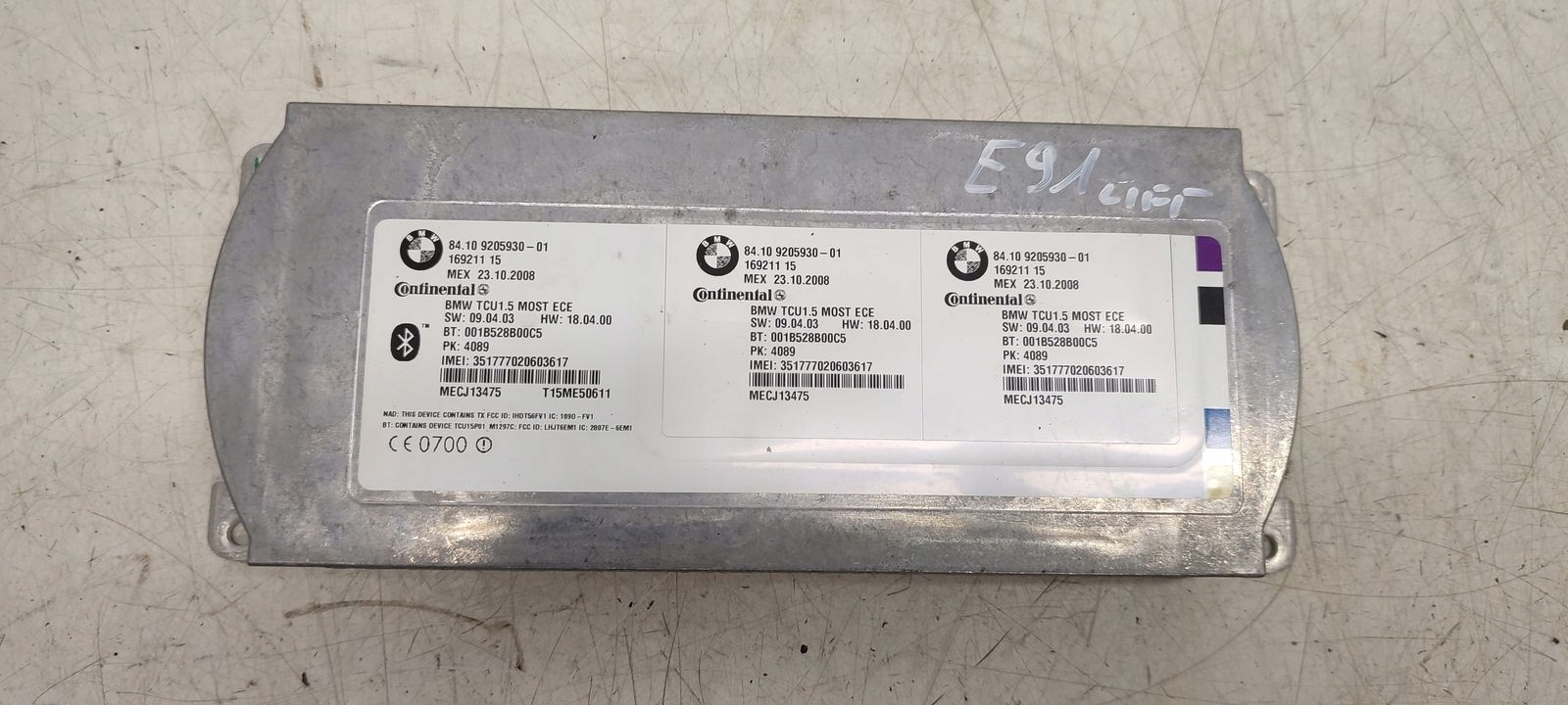 modul bluetooth BMW E91 LIFT 2,0D