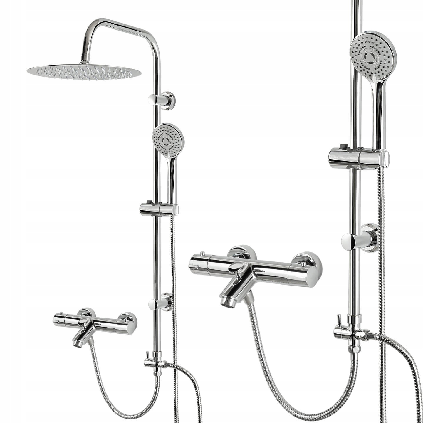 Sada Na Sprchovanie, Sprchový Stĺp, Vaňa Sannit, Termostat