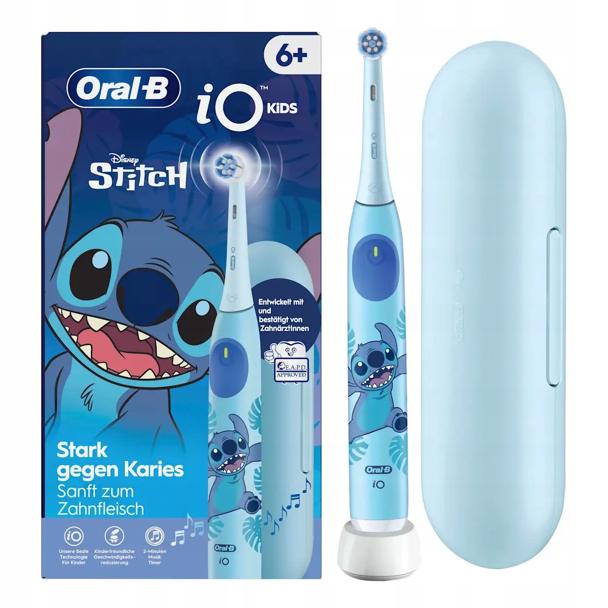 Szczoteczka Elektryczna magnetyczna dla dzieci Oral-B iO Kids Stitch +Etui