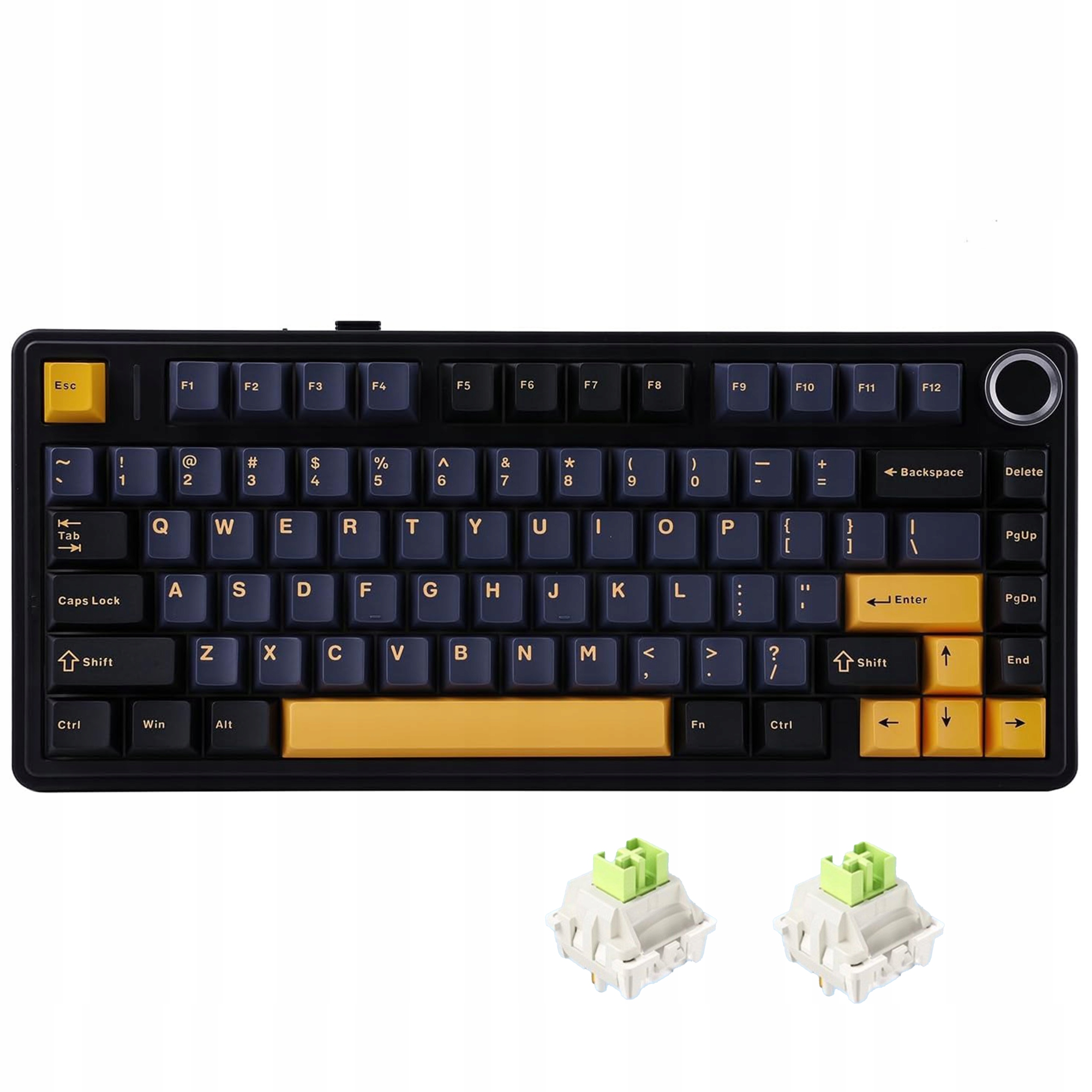 Aula F75 Mechanická Klávesnice Thunder Black Spínače Reaper 3 Režimy