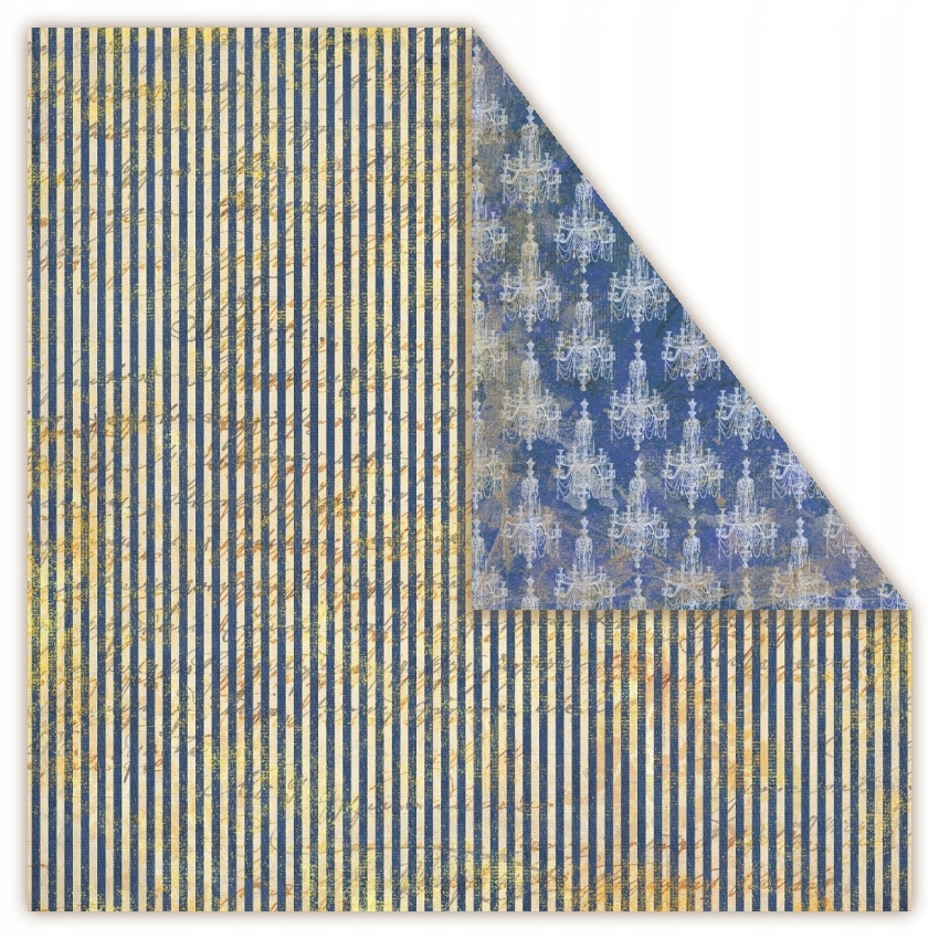 Papier 30x30 Magic night stripeatus
