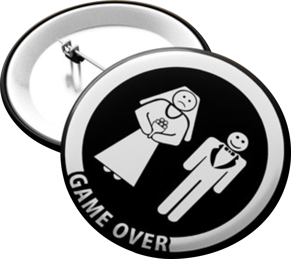 

Przypinki Wieczór Panieński Game Over WP11