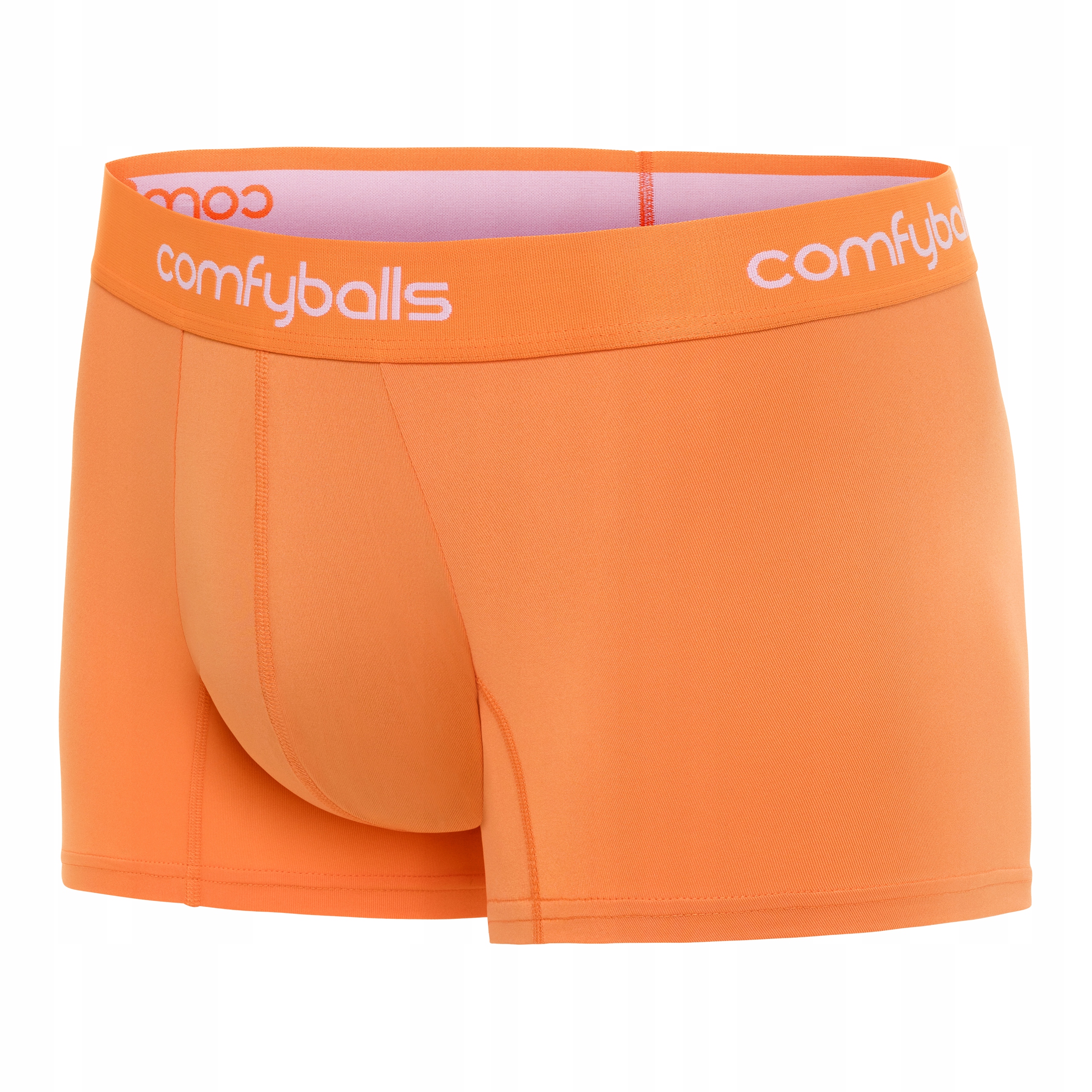 Bokserki Męskie Sportowe do Biegania Comfyballs Regular Performance OrangeL