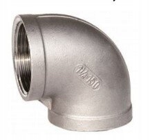 Závitové koleno 90° Gw Rp 2 1/2" 16 bar nerezová ocel (AISI316)