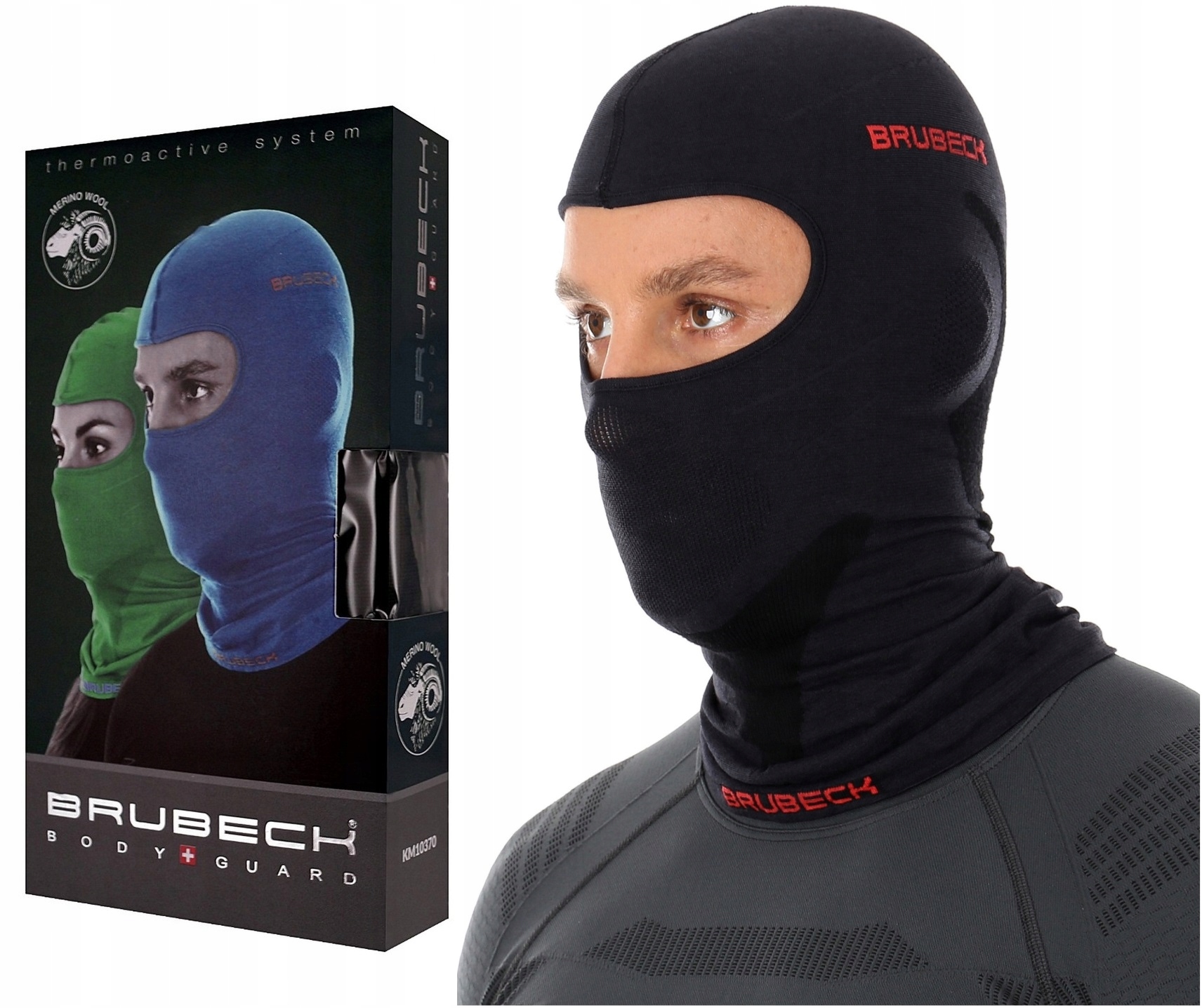 Kominiarka Termoaktywna Brubeck Merino Wool Wełniana Wełna Merynosa Ciepła