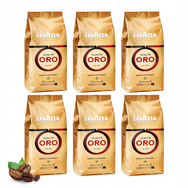 Levně Káva Lavazza Qualita Oro Zrnková 6x1 kg