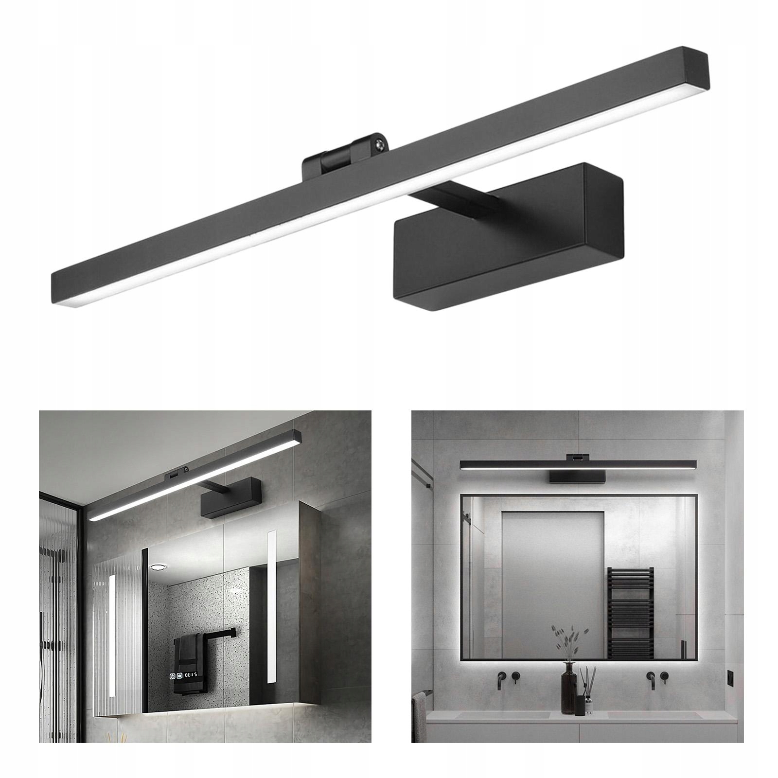 Kinkiety łazienkowe do makijażu Wysokość 10 mm