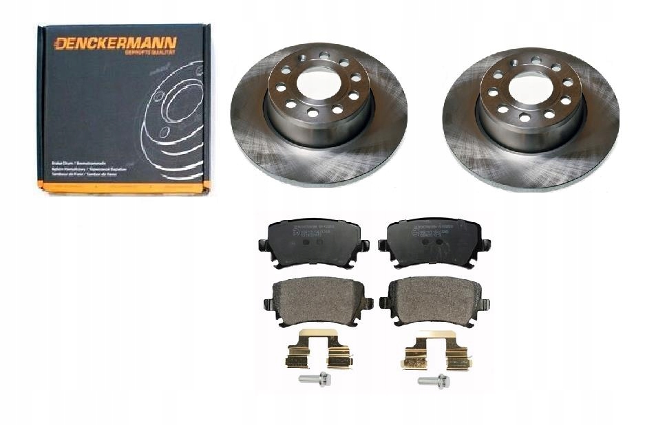 Kotouče Kostky Vw Jetta III Touran Zadní 272MM Sada