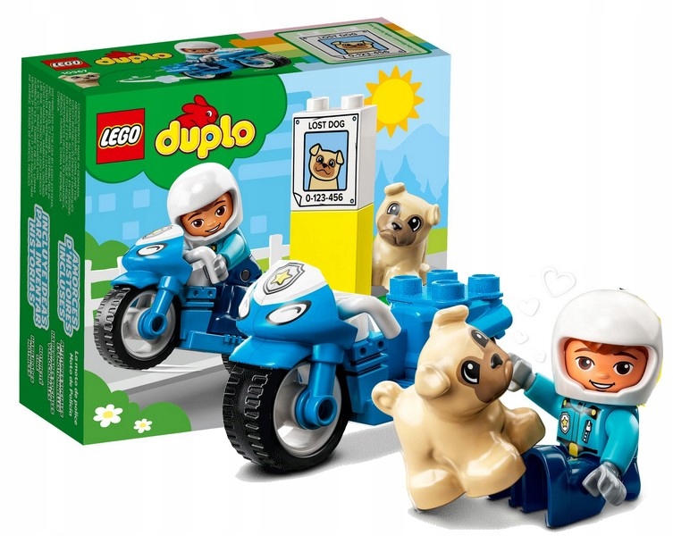 LEGO DUPLO 10967 MOTOCYKL POLICYJNY