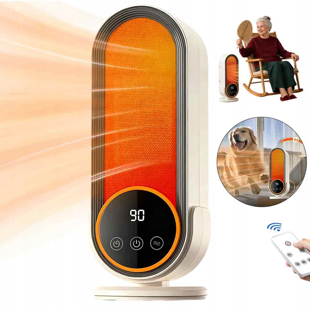 Farelka S Dotykovým Led Displejem Pilot Časovač Radiátor Obývací Pokoj Ložnice