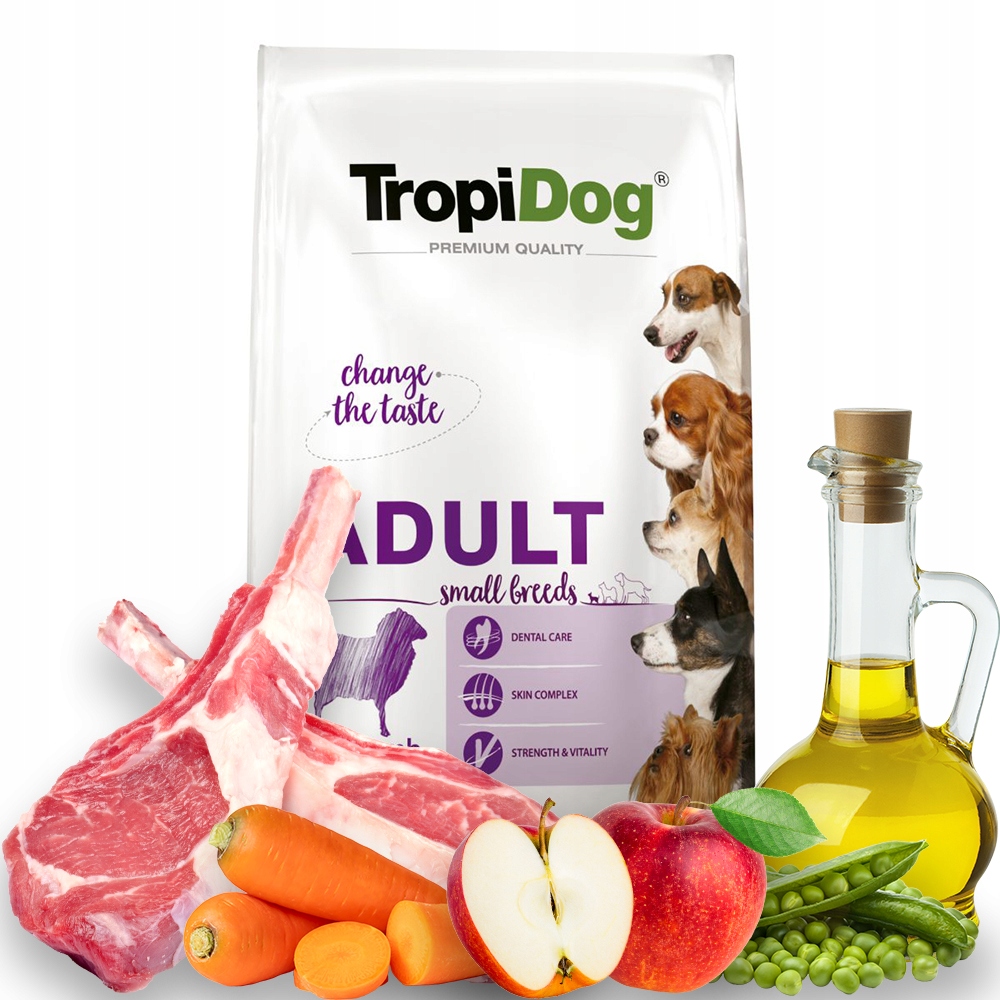 Tropidog Small Mini Lamb 8kg Jagnięcina karma dla dorosłych psów