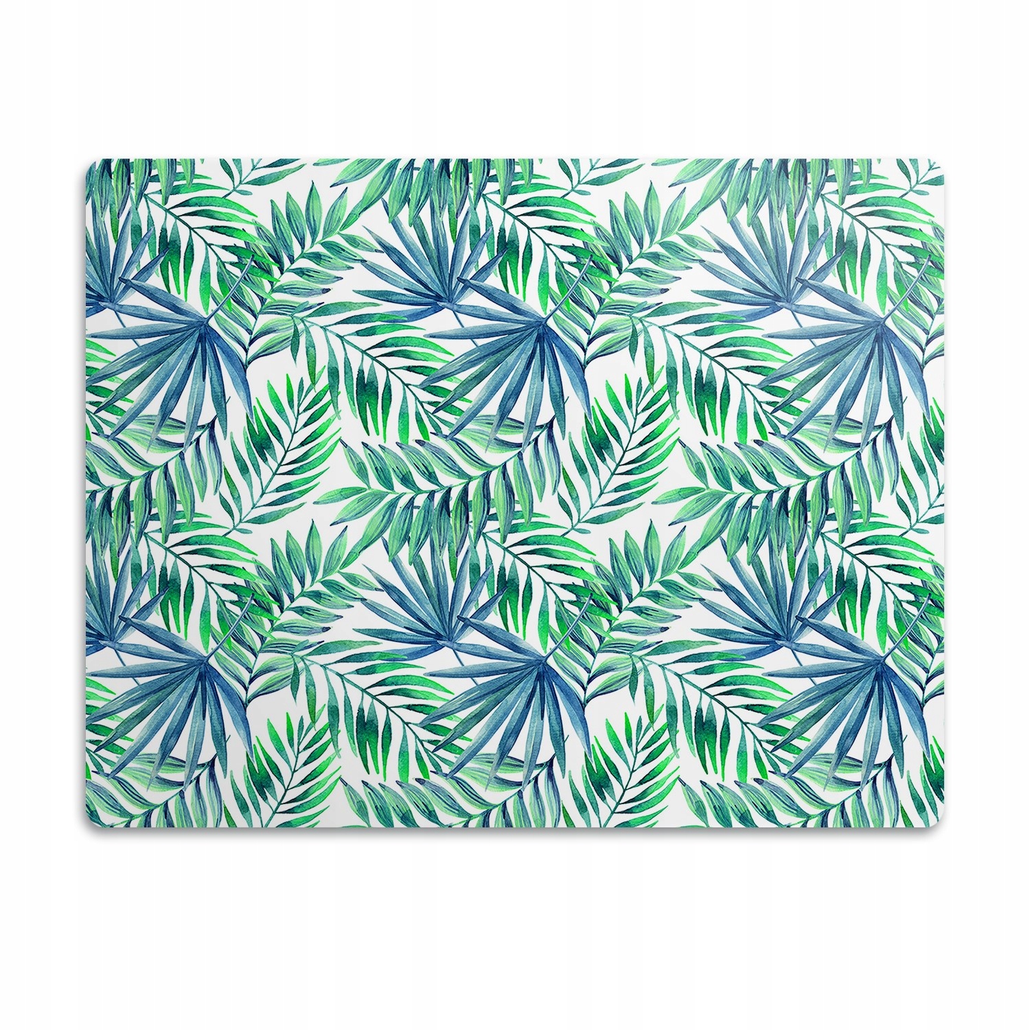 Levně Ochranná podložka pod misky pro psa Velké listy 90x60