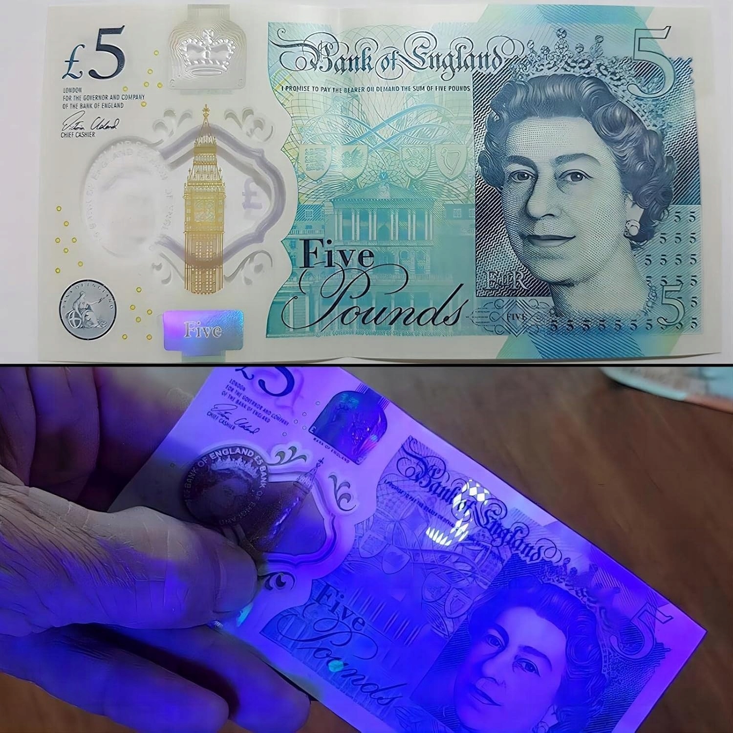 KIESZONKOWY TESTER UV FAŁSZYWYCH BANKNOTÓW PIENIĘDZY ZD75A LATARKA ZOOM Kod producenta ZD75A