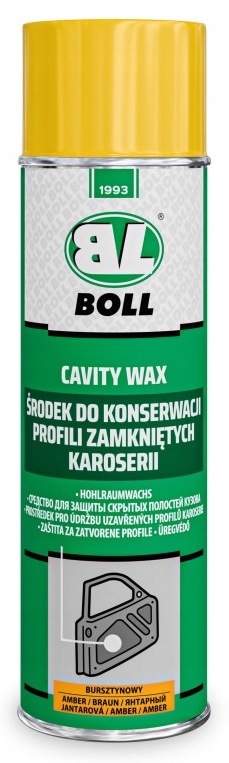 Boll Środek do konserwacji profili zamkniętych 500ml Bursztyn rurka 60cm