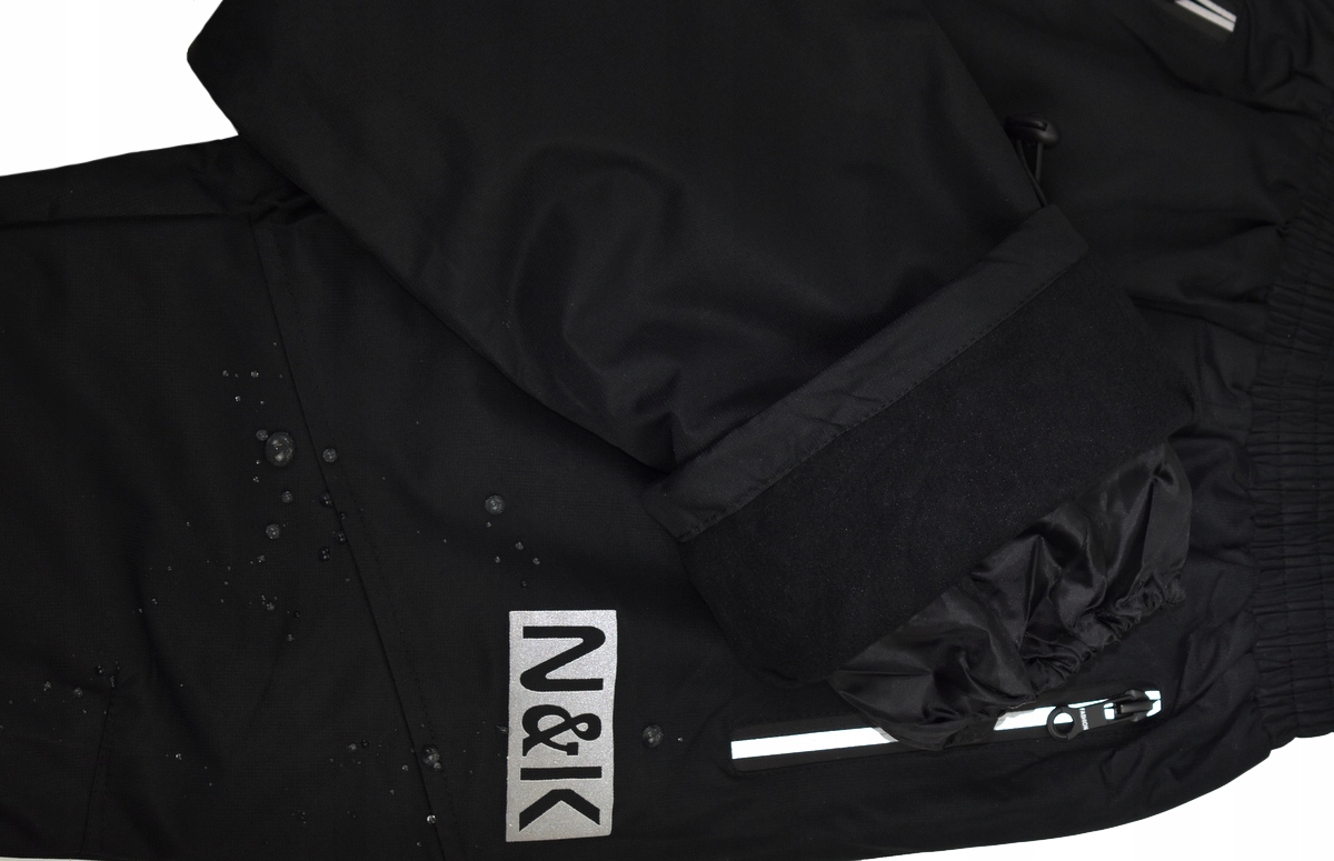 F26 Narciarskie SPODNIE Ocieplane Polarem Czarne - 146/152 Marka Inna marka