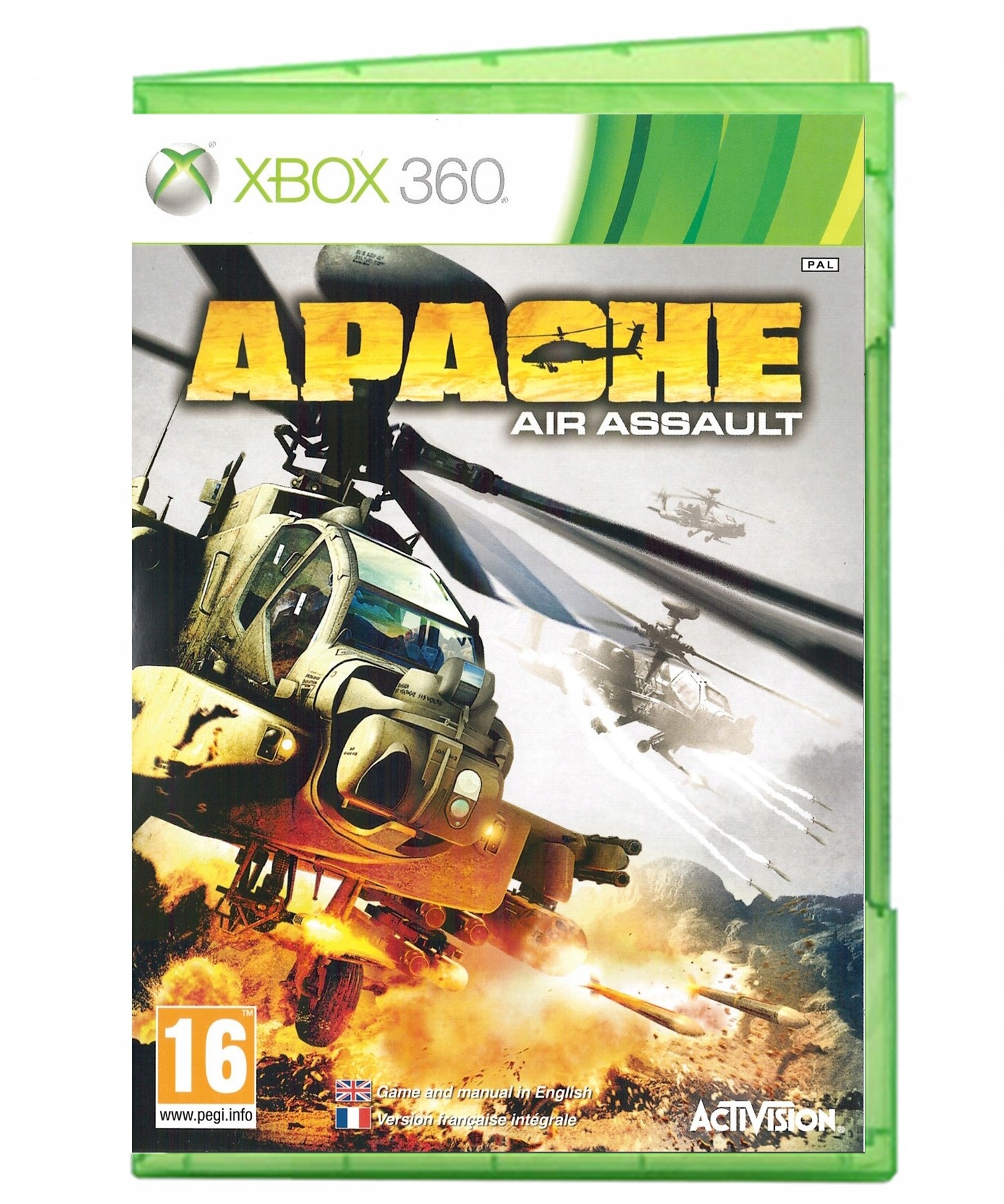 Gra akcji APACHE AIR ASSAULT helikopter XBOX 360 Tytuł APACHE AIR ASSAULT