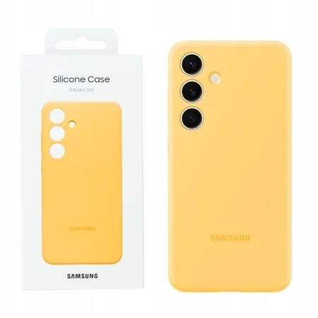 Originální Zadní Kryt Pouzdro Pro Samsung Galaxy S24 Žlutý