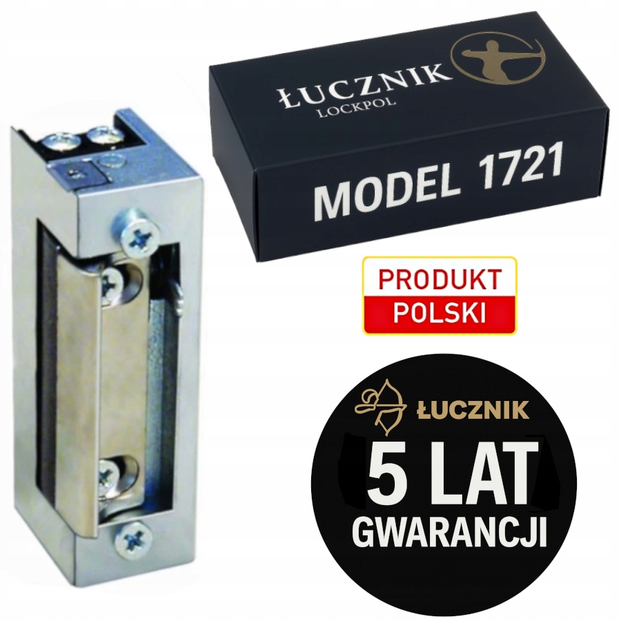 Elektrozávěs Łucznik 1721 12v 24v reverzní s aretací