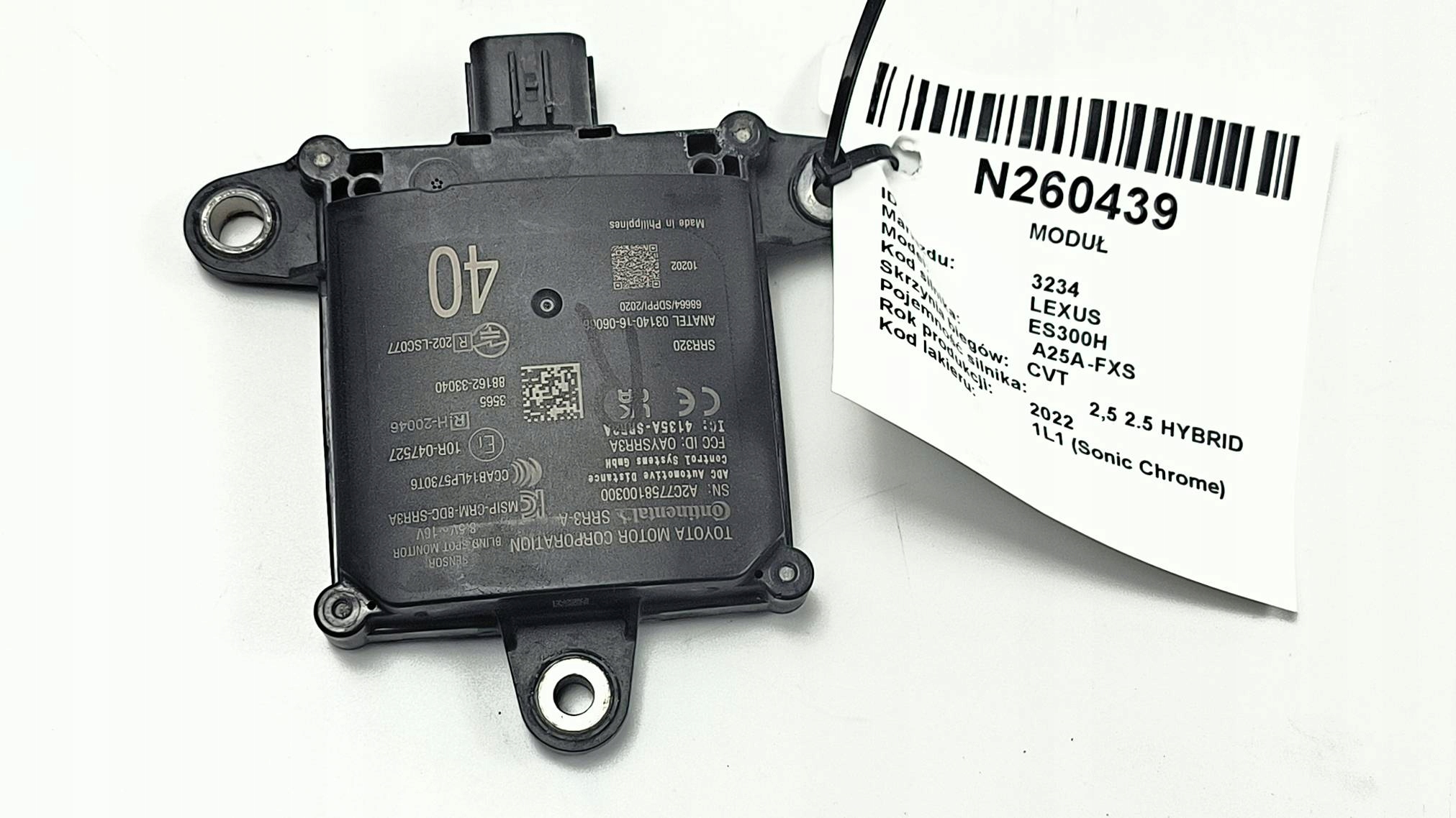 modulo RADAR MARTWEGO POLA 88162-33040 LEXUS ES300H VII