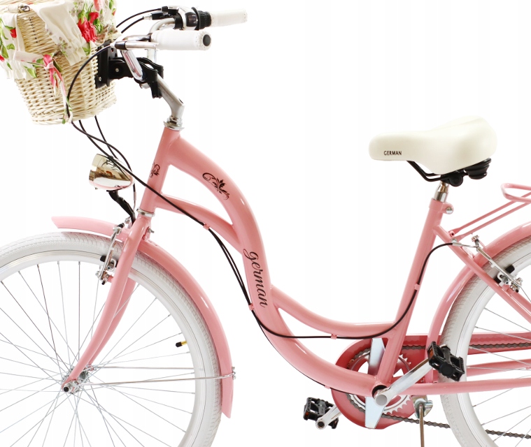 PIĘKNY DAMSKI RÓŻOWY ROWER 28 " CALI KOŁA MIEJSKI SHIMANO 7 BIEGÓW GLAMOUR Kod producenta 5903686572043