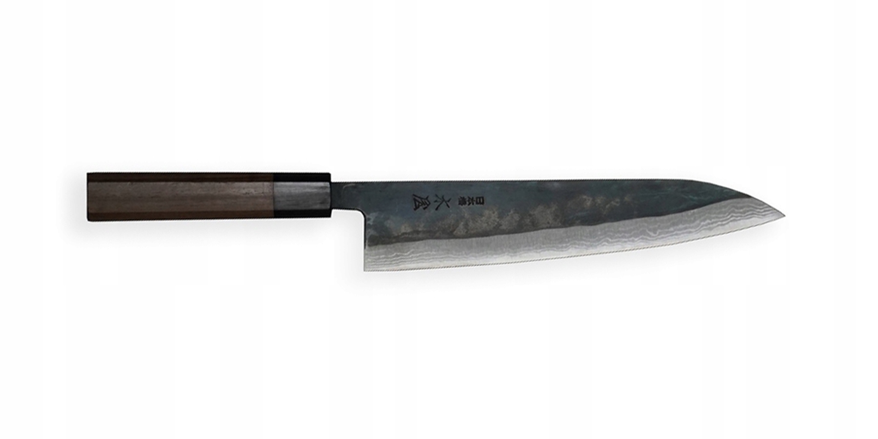 Japonský kuchársky nôž Gyuto 210 Kiya Damascus Suminagashi