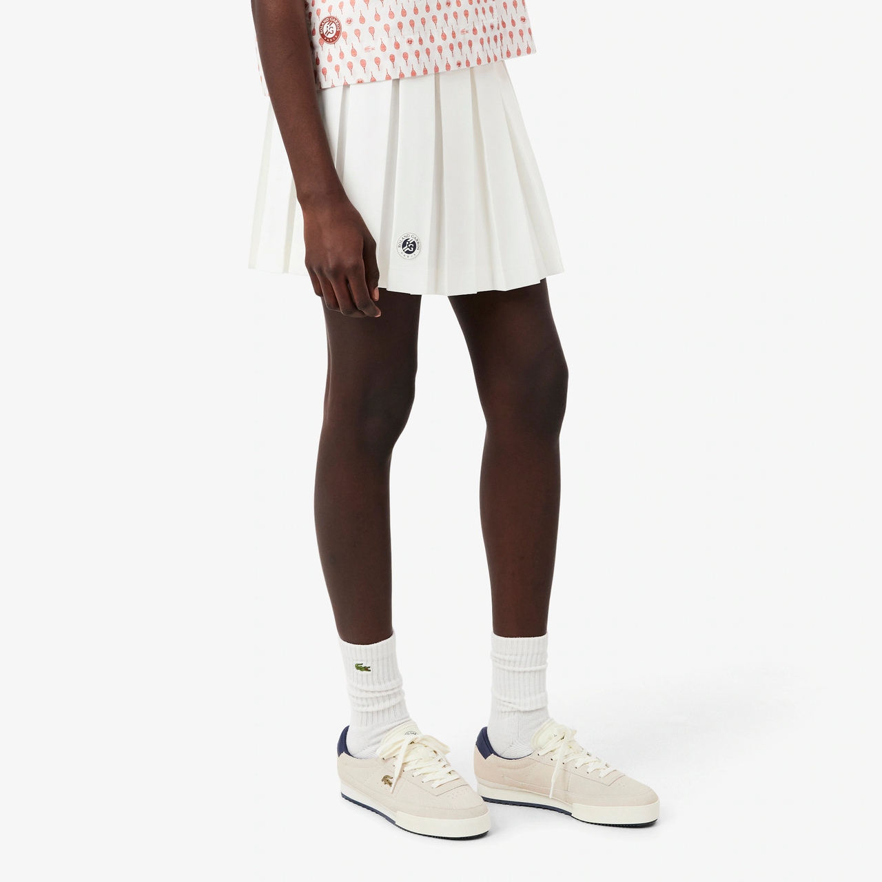 Lacoste Sukně Roland-Garros Edition White 34