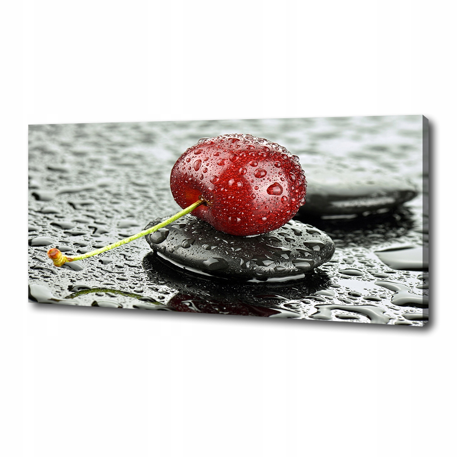 

Foto obraz na płótnie Czereśnia w deszczu 125x50cm