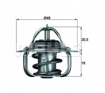 Mahle TX 5 88D Termostat SAAB FORD