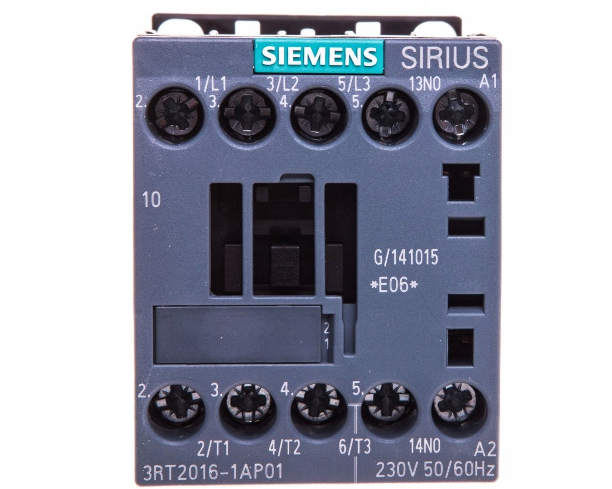 

Stycznik mocy 9A 3P 230V Ac 1Z 3RT2016-1AP01