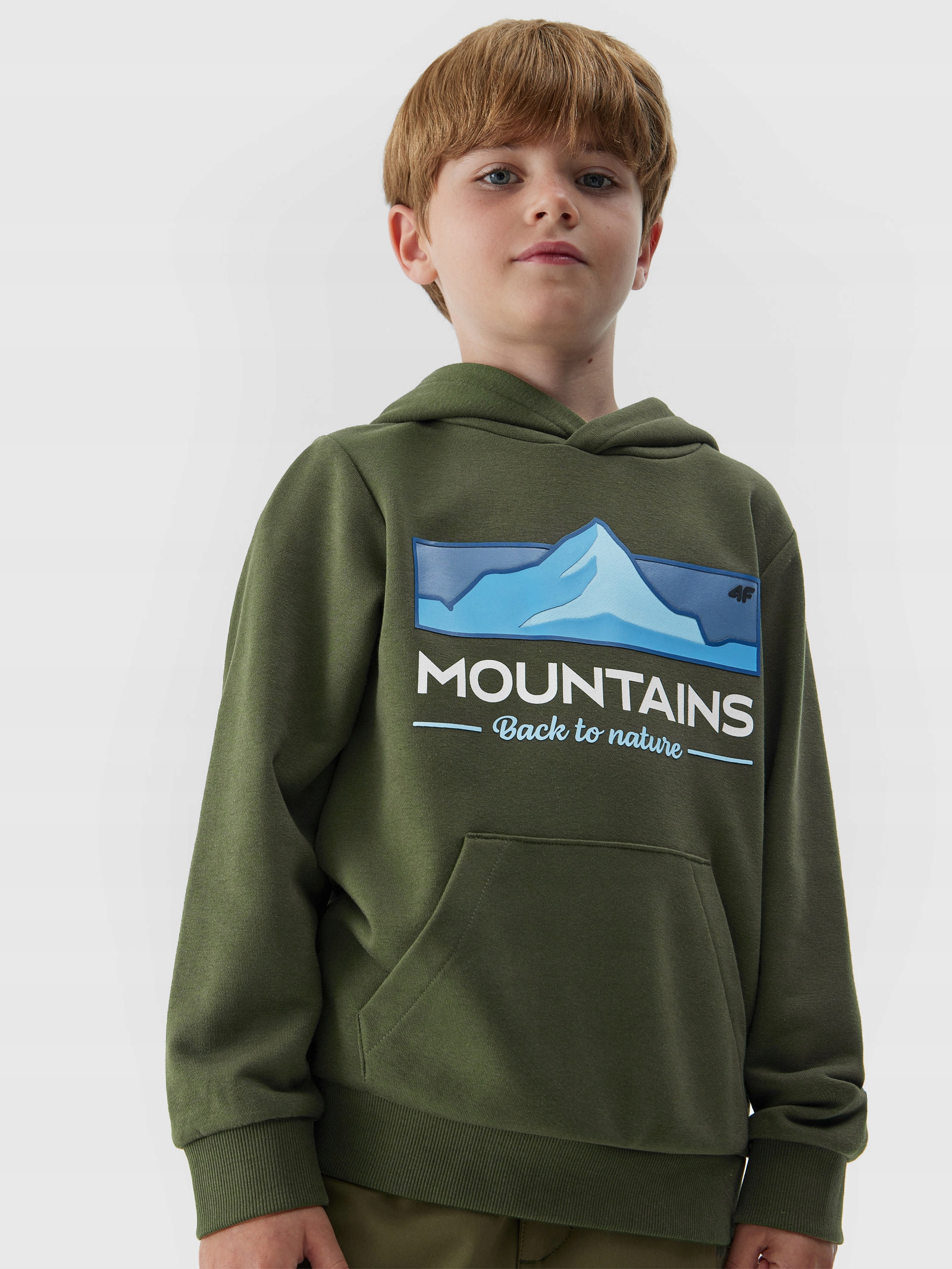 4F BLUZA CHŁOPIĘCA DRESOWA SPORTOWA Z KAPTUREM DZIECIĘCA Marka 4F