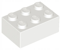 

Lego 3002 Klocek 2x3 Biały 300201 1szt Nowy