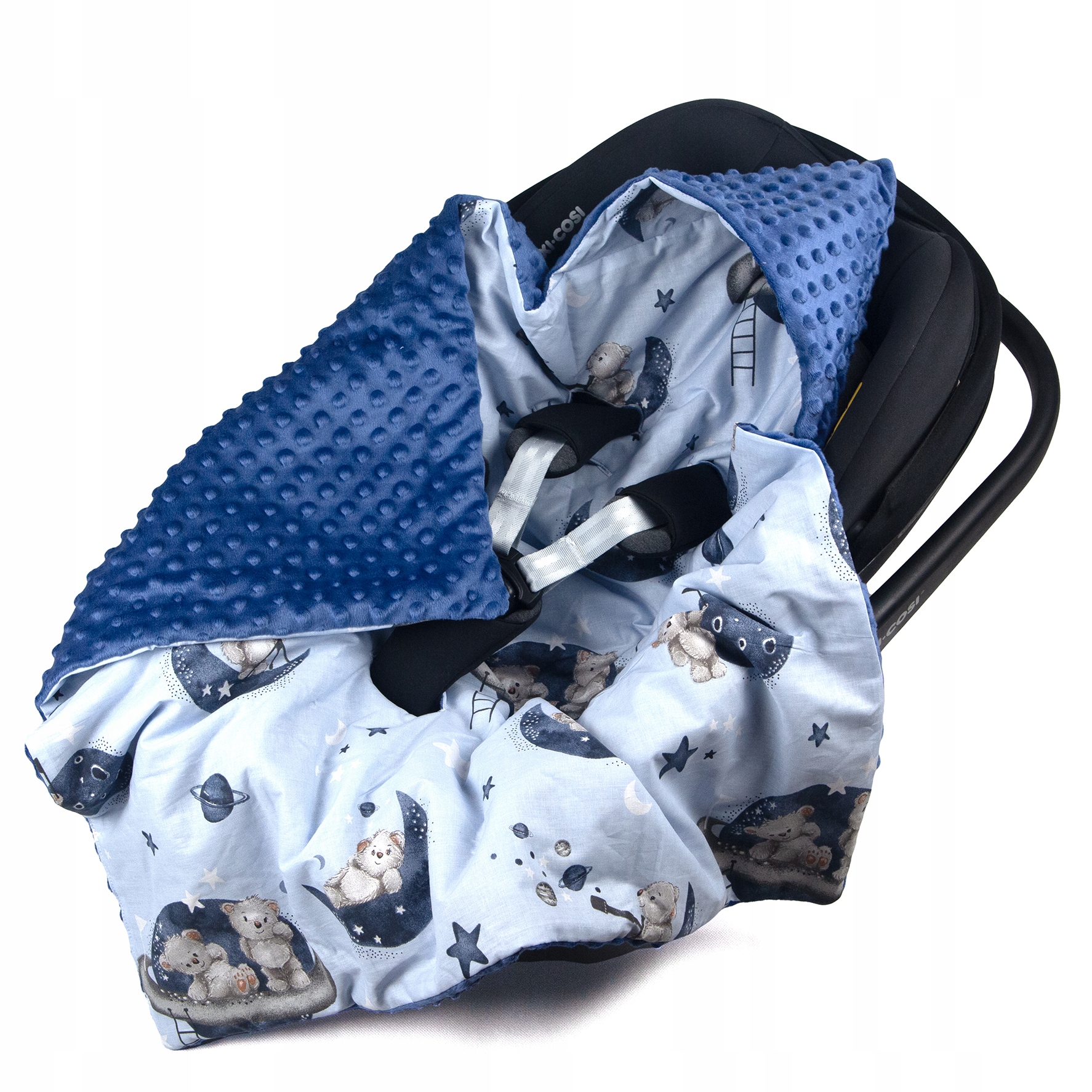 KOCYK DO FOTELIKA NOSIDEŁKA OTULACZ CIEPŁY Z KAPTURKIEM PRODUKT POLSKI EAN (GTIN) 5905943382181