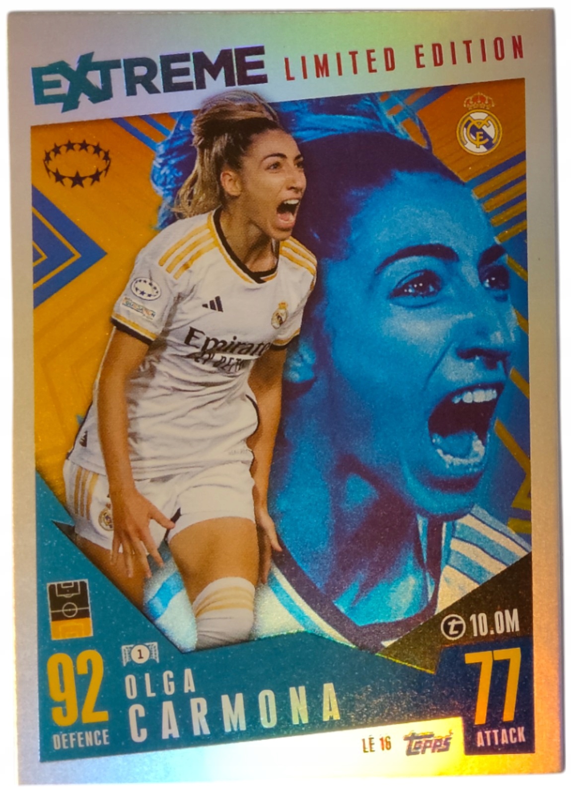 Topps Extra 2023/2024 Extreme Limited Edition LE16 Olga Carmona Real Madryt
