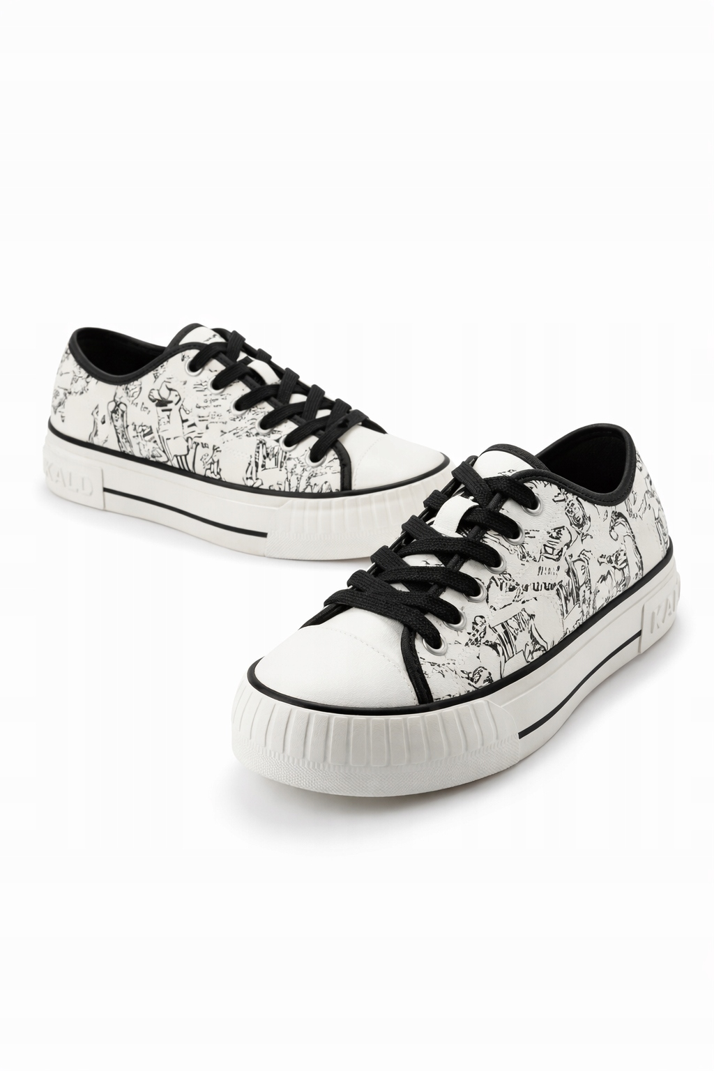 Karl Lagerfeld Kampus Max Sportovní Bílé Boty S Potiskem 36 I4C