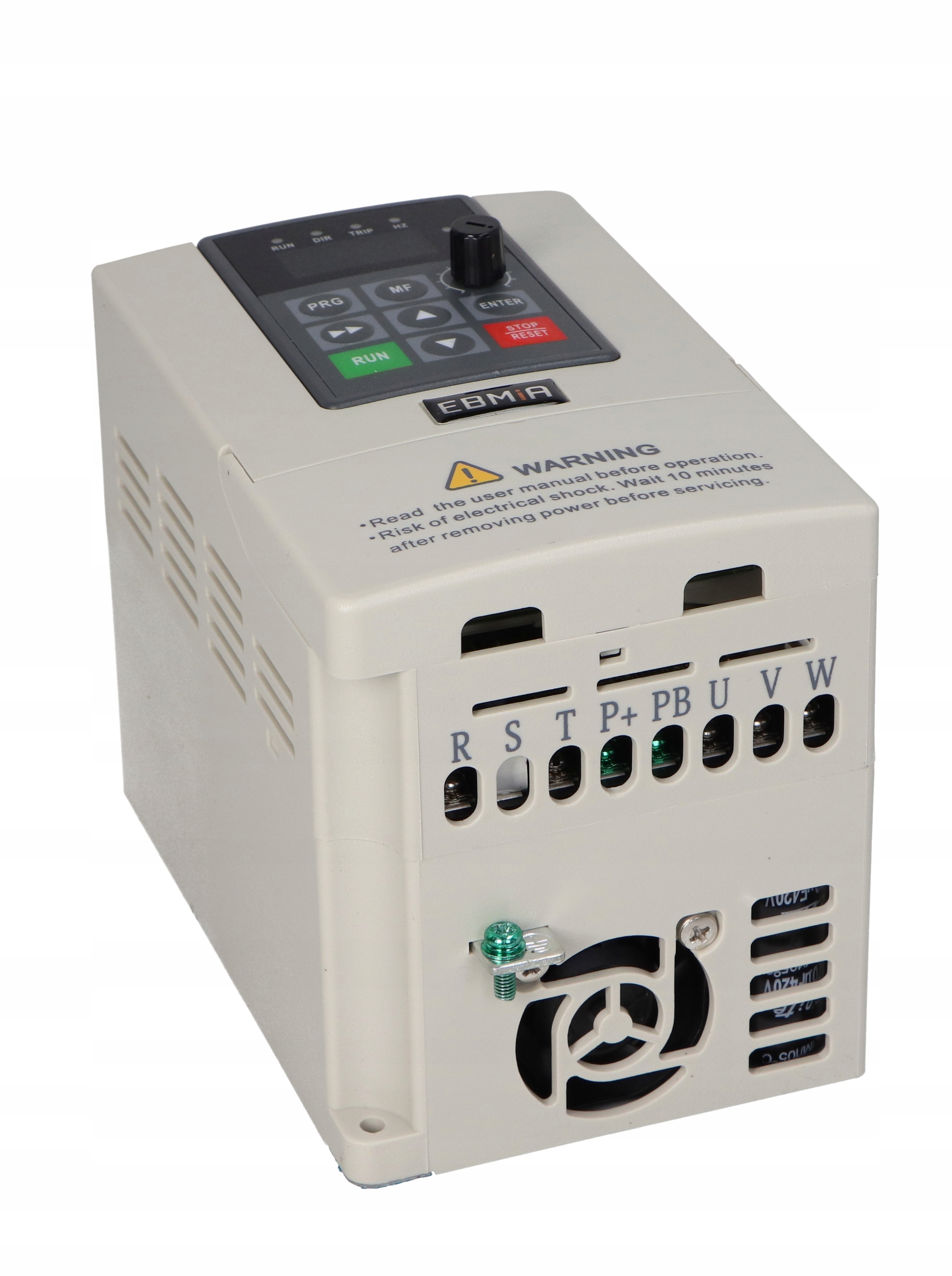 Falownik D12-S2-1R5G jednofazowy 1X230V, Skalarny, 1.5kW, 7.0A Marka Ebmia