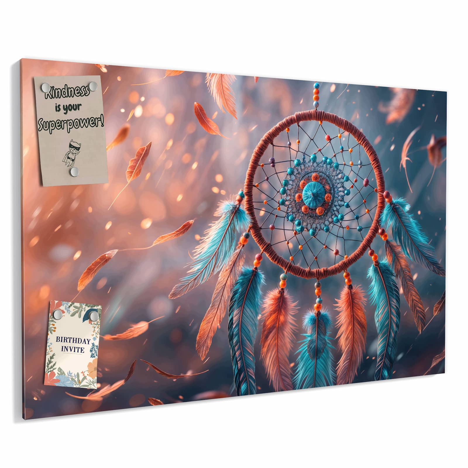 Magnetická tabule Lapacz snuw Peří 60 × 40 cm