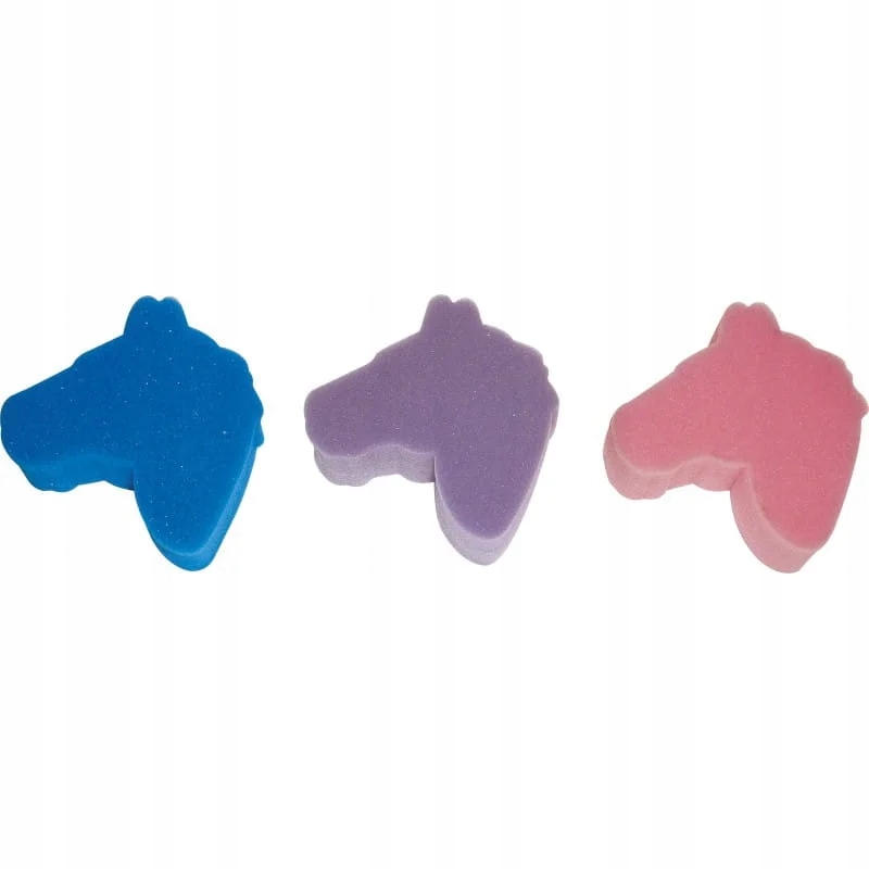Gąbka dla konia Hippo-tonic Horse Head konik głowa konia niebieska