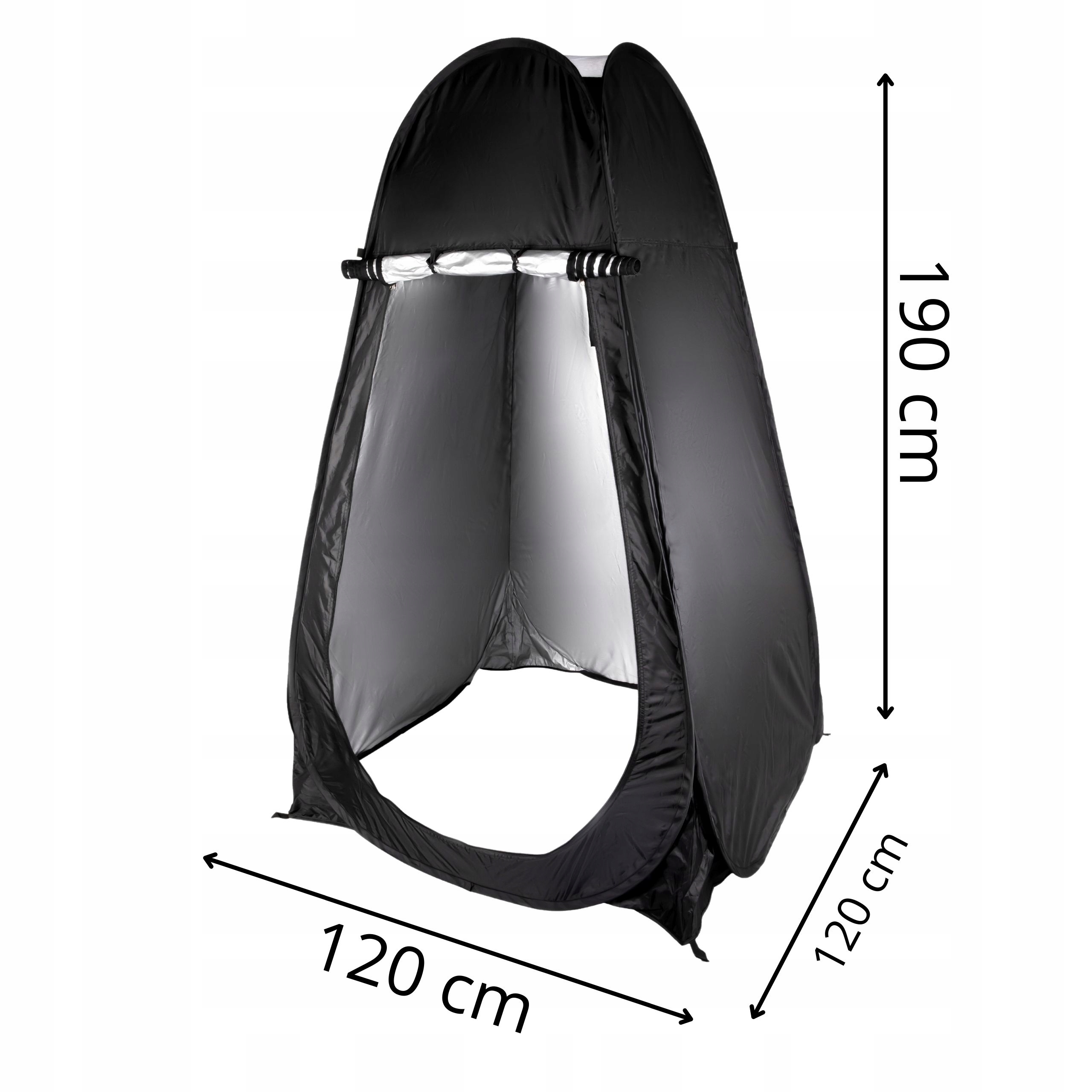 PRZENOŚNA PRZEBIERALNIA 190x120cm NAMIOT POPUP PLAŻOWY PRYSZNIC TOALETA EAN (GTIN) 5906124910384