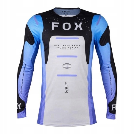 Bluza cross FOX FLEXAIR MAGNETIC BLACK/PURPLE czarny fioletowy GRATISY Rozmiar XL
