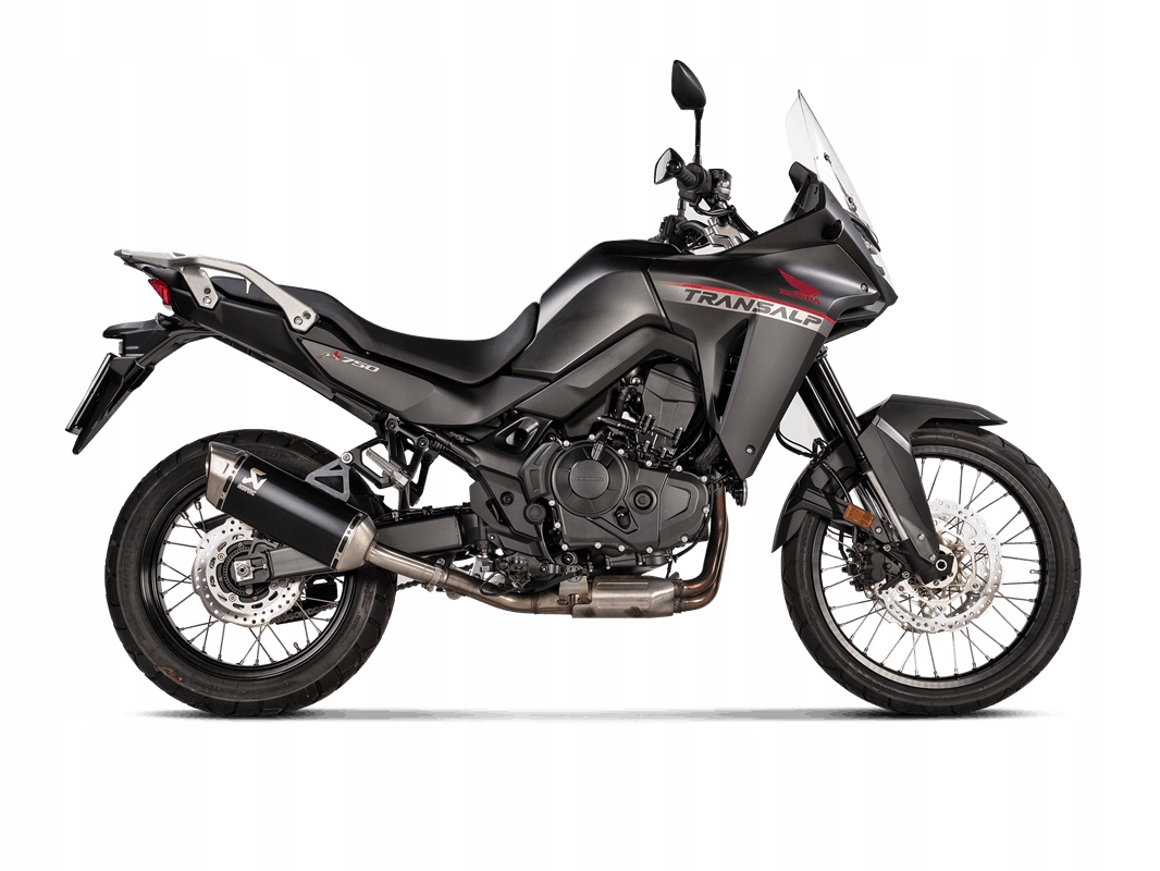 Koncový Tlmič Výfuku Slip-on Line Black Akrapovic Pre Honda XL750 Transalp