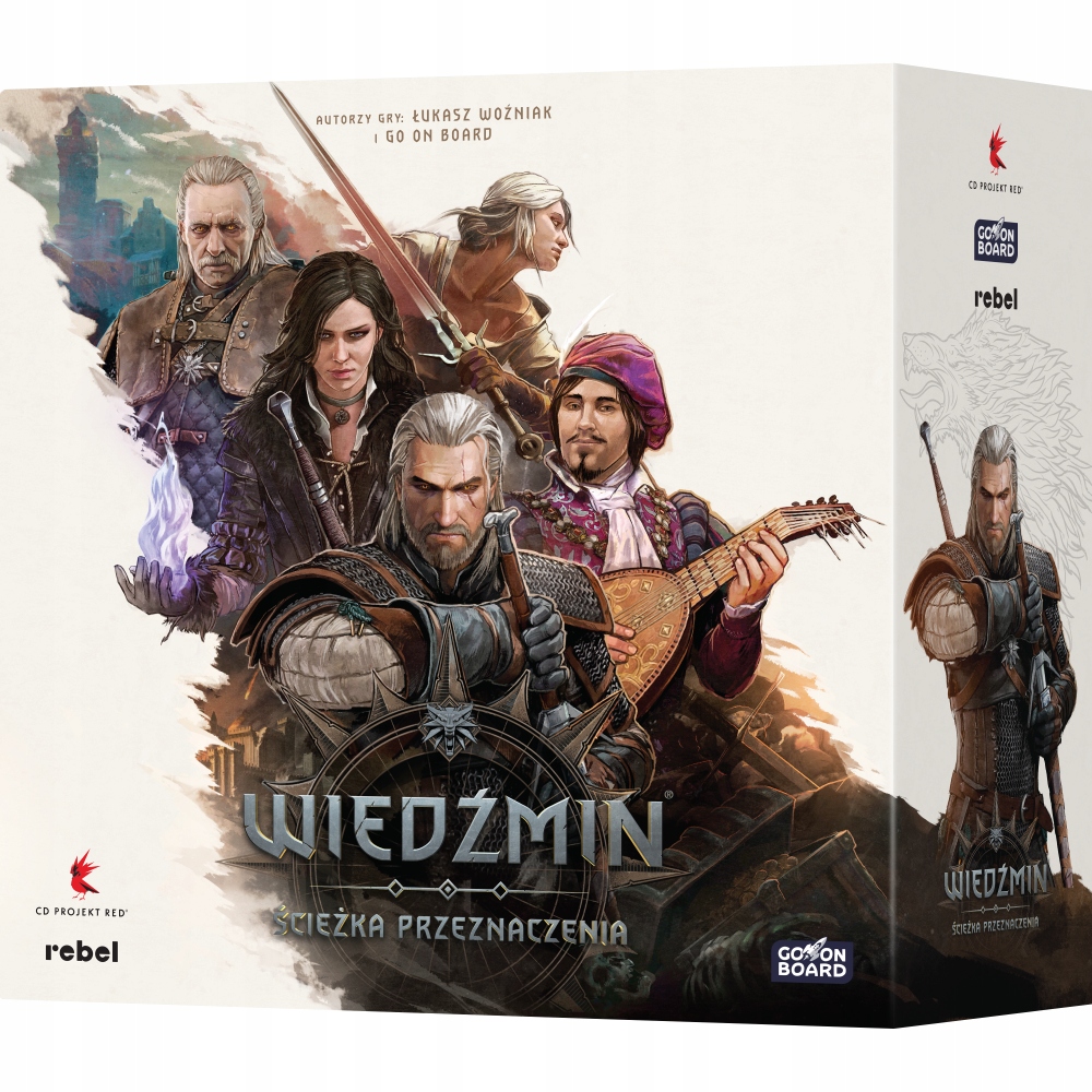 Gra Planszowa Wiedźmin: Ścieżka Przeznaczenia Deluxe (edycja Polska)